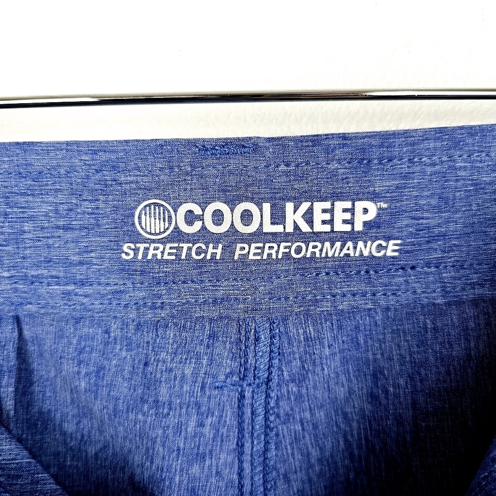 Coolkeep Blue Stretch Performance Shorts Size 38 - image 3